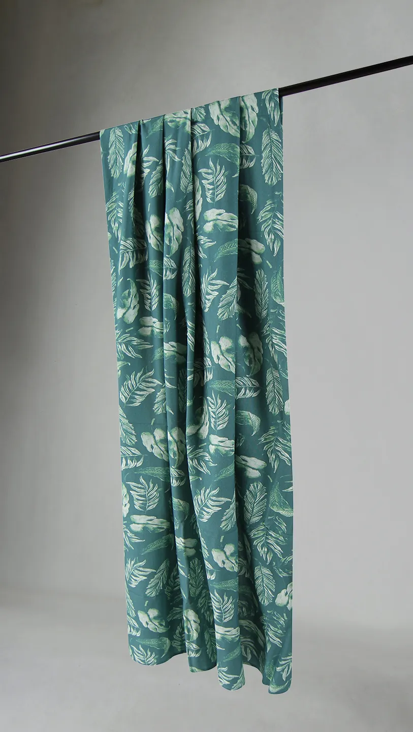 Curtains - Cotton curtain Lowe (green)