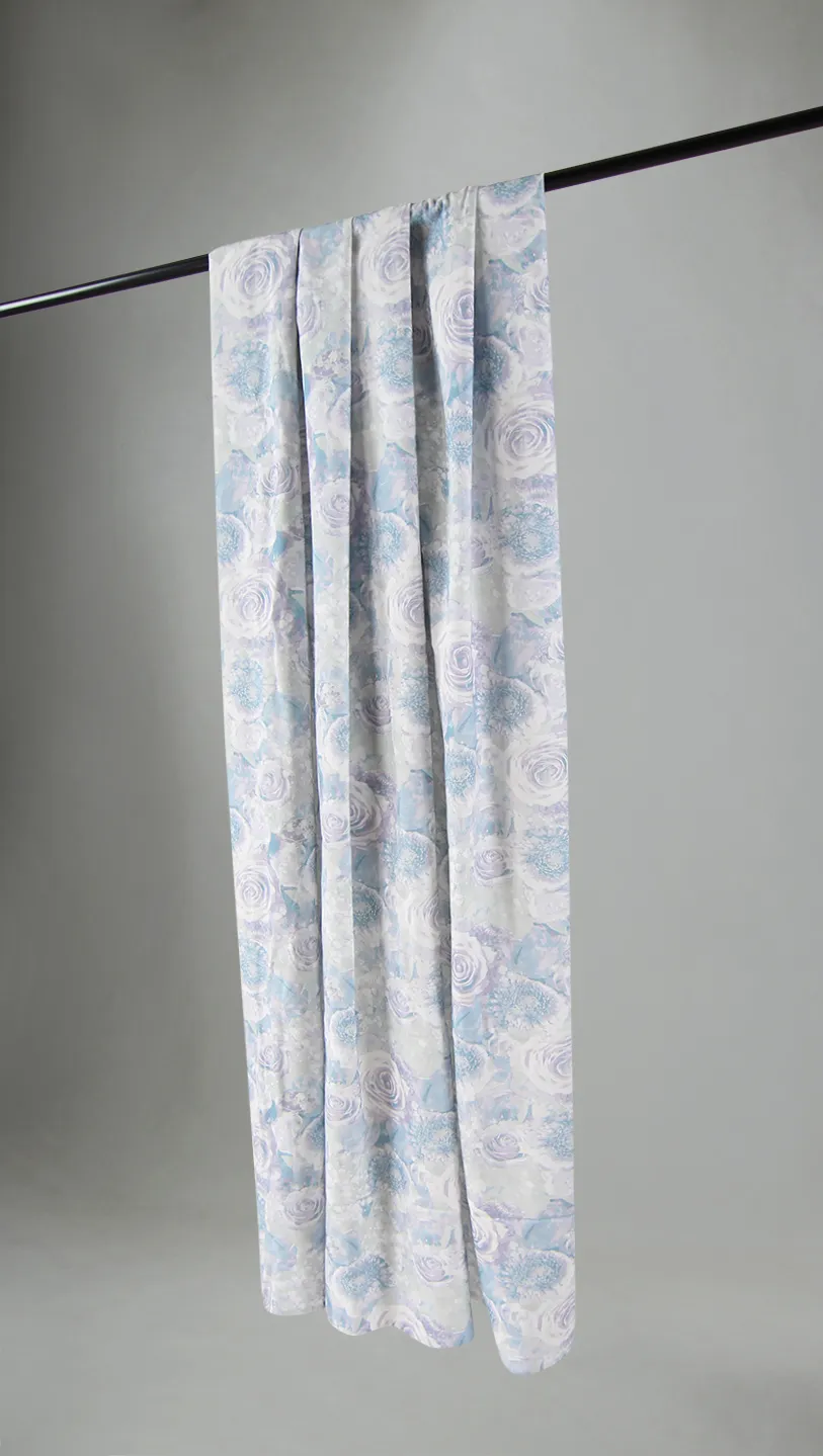 Curtains - Cotton curtain Soft (blue)