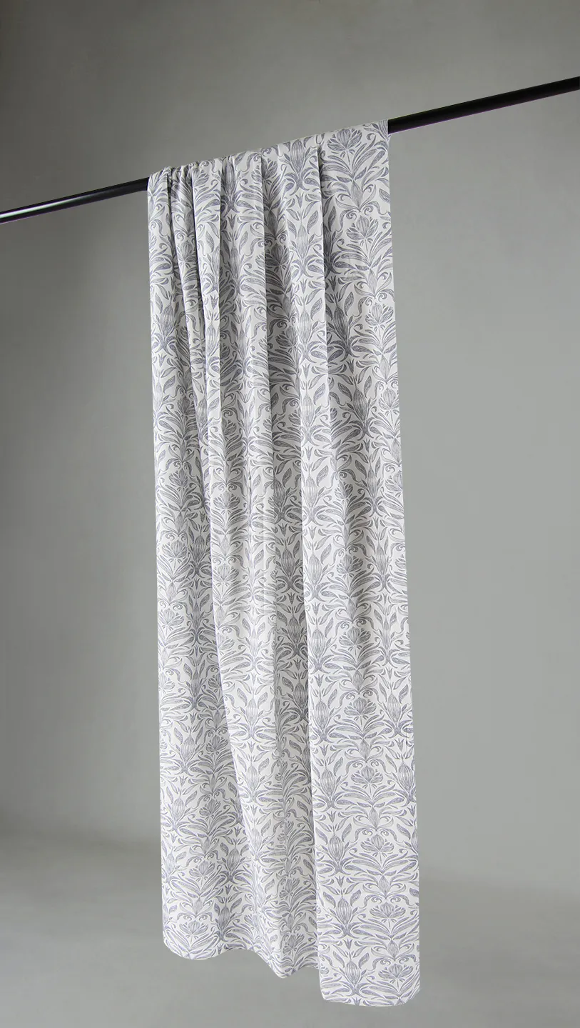 Curtains - Cotton curtain Viola (blue)
