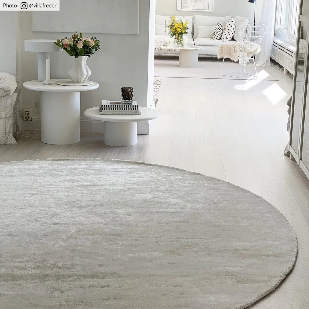 Round rug - Jodhpur Special Luxury Edition (offwhite)