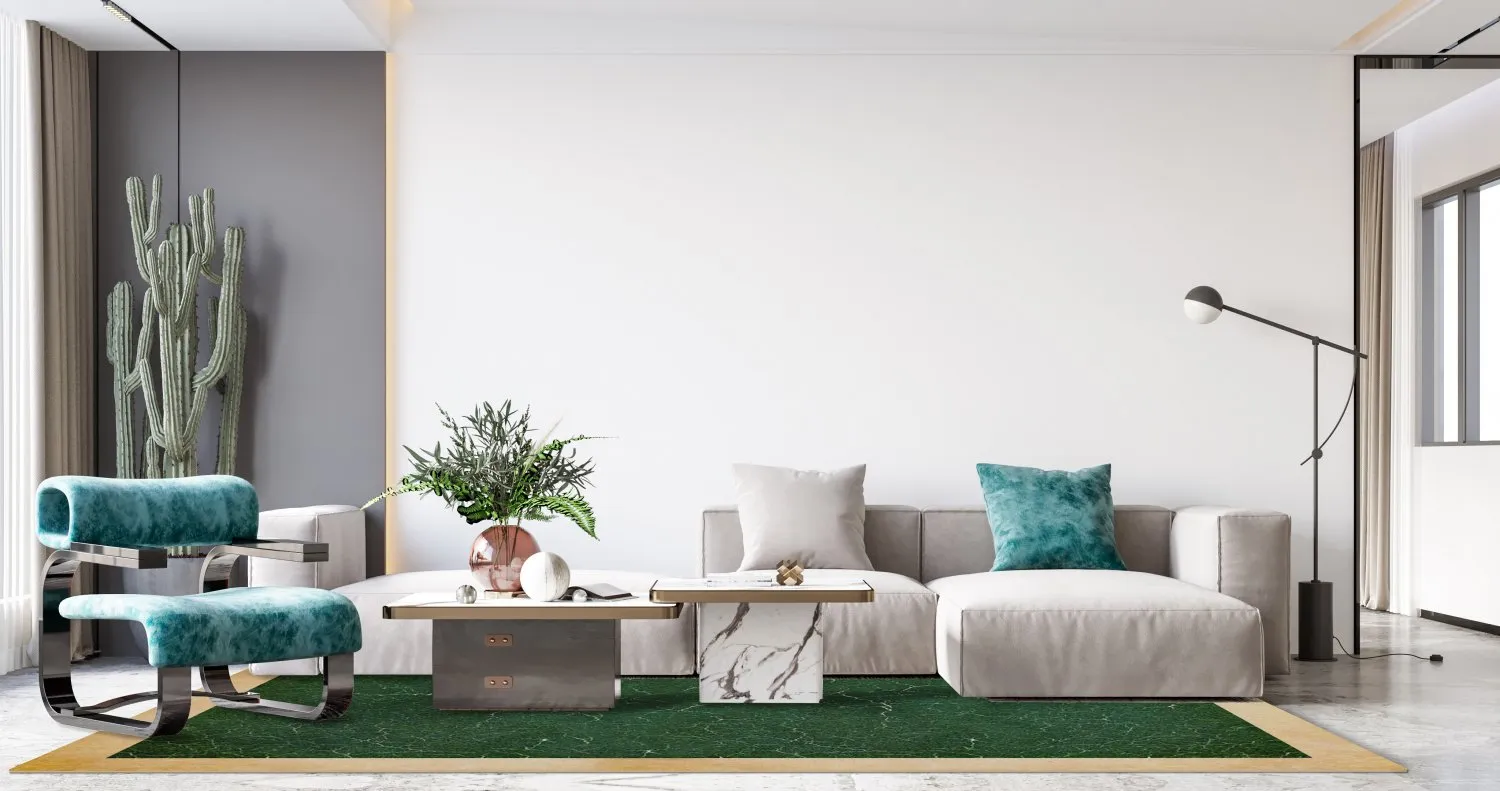 Wilton rug - Laval (green)