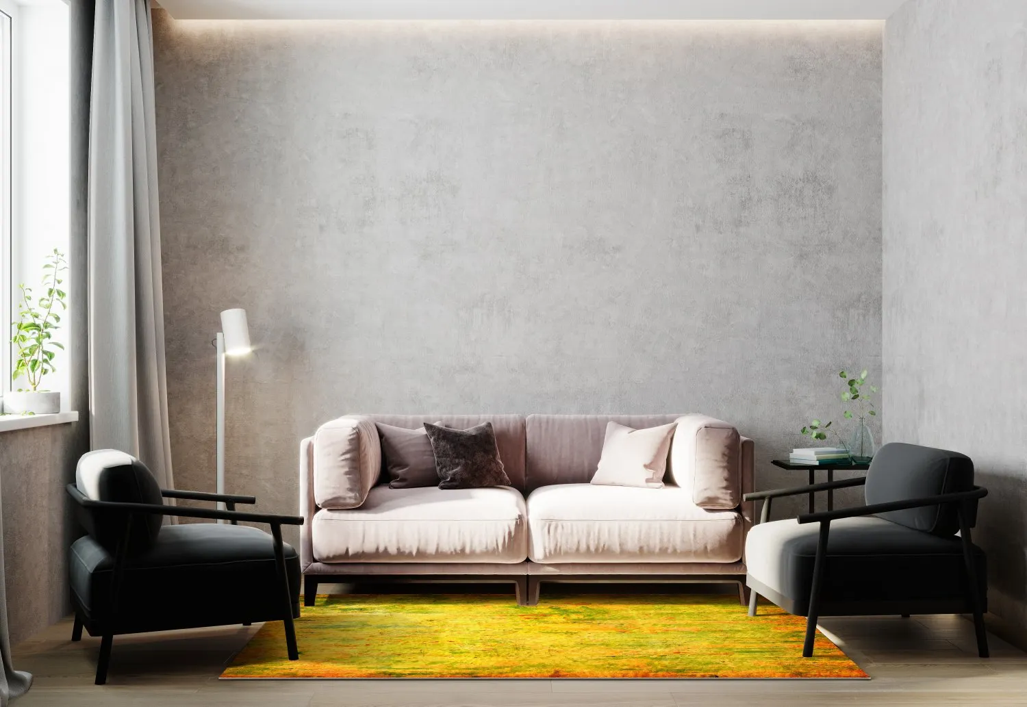 Wilton rug - Melide (yellow)