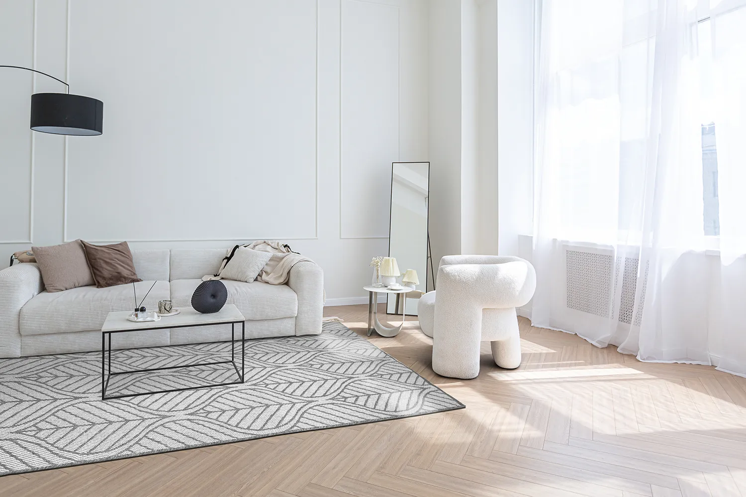 Indoor/Outdoor rug - Harvey (grey)