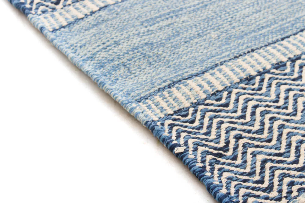 Rag rug - Havtorn (blue)