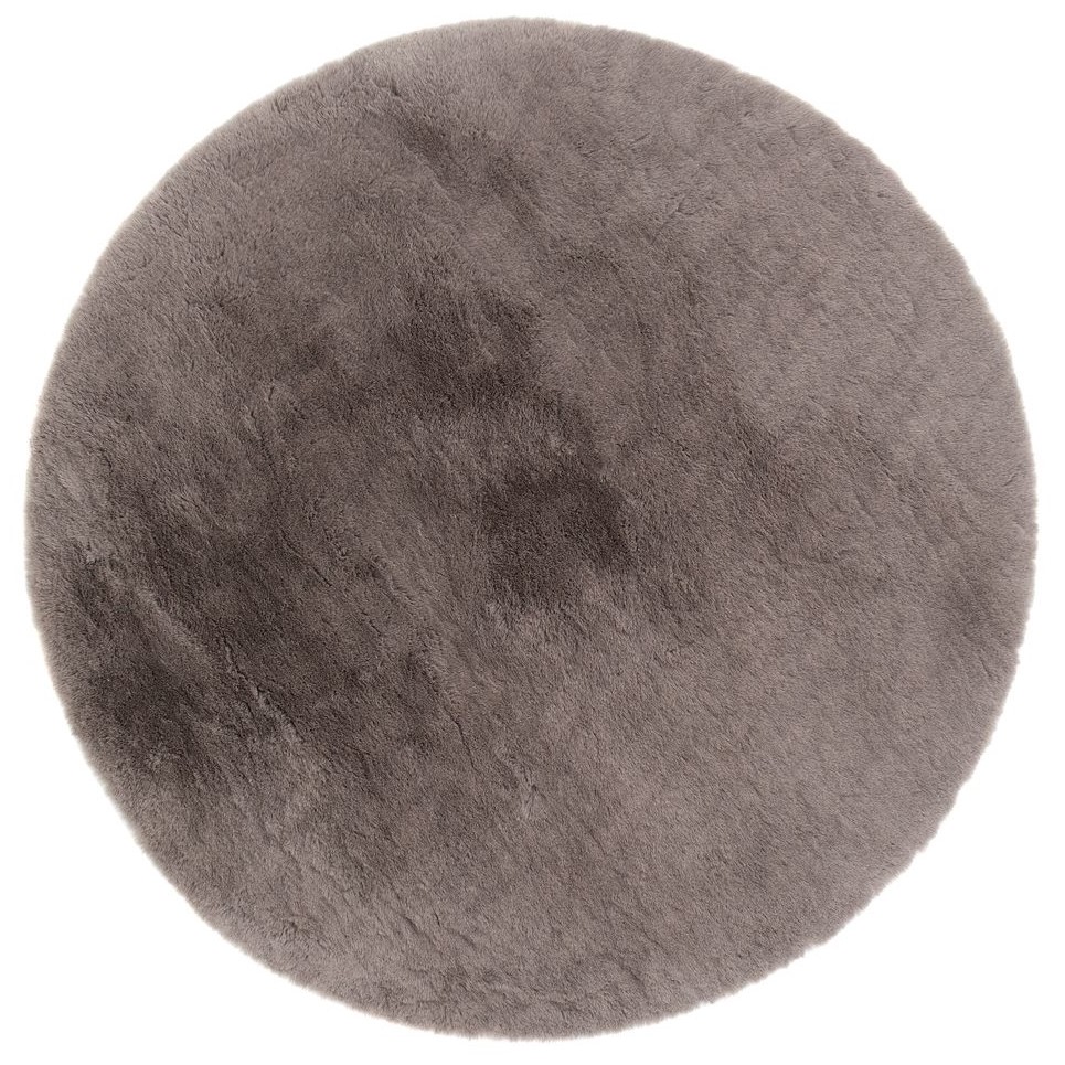 Round Rugs Cloud Super Soft Anthracite, Softest Rug Material