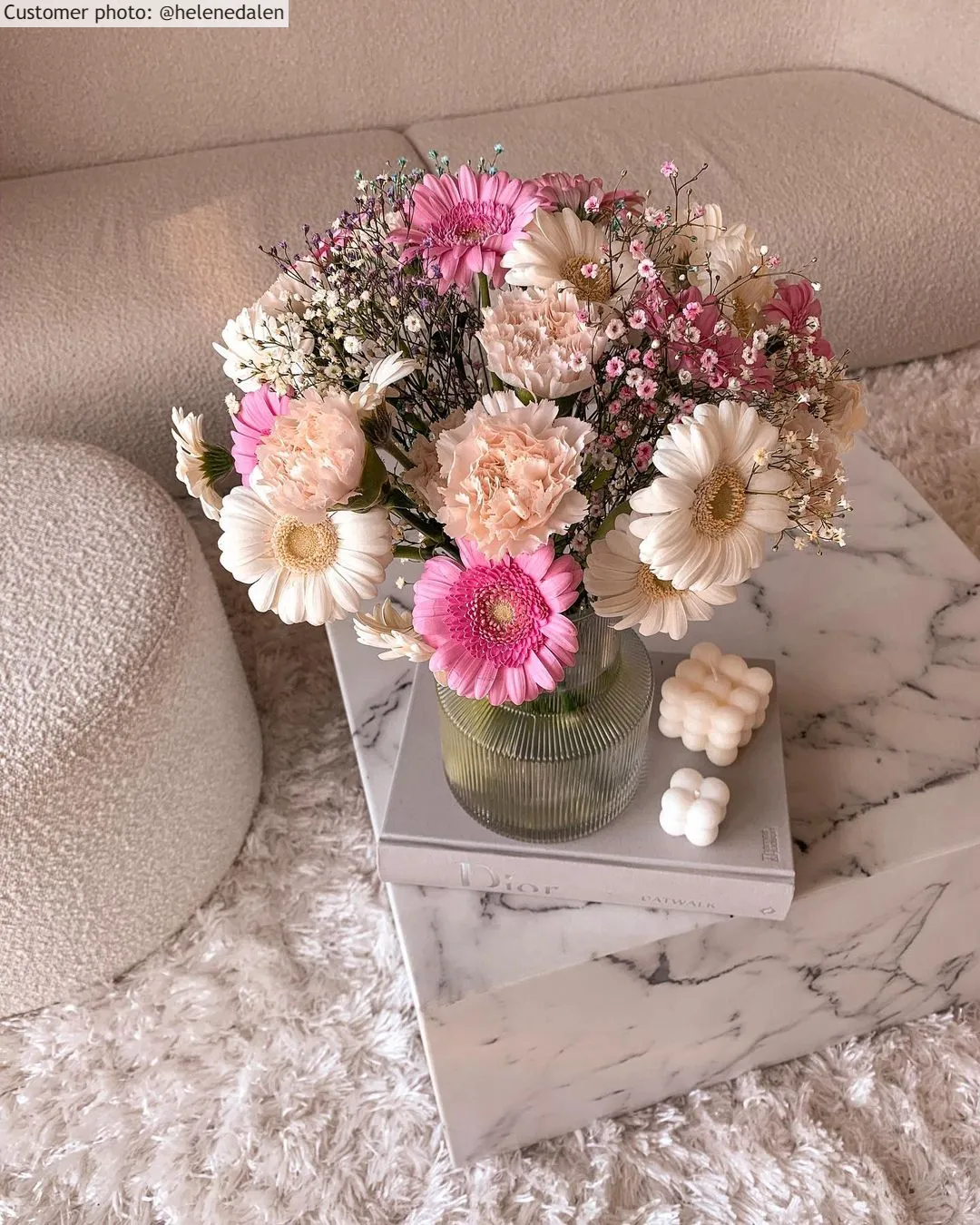 Shaggy rugs - Janjira (white)