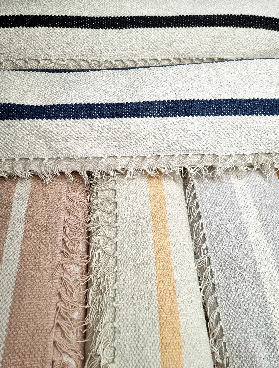 Cotton rug - Helle (yellow)