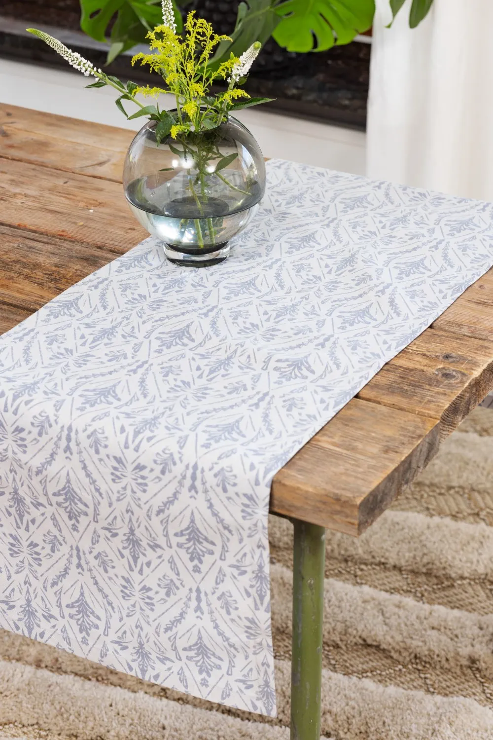 Table runner - Helmi (blue)