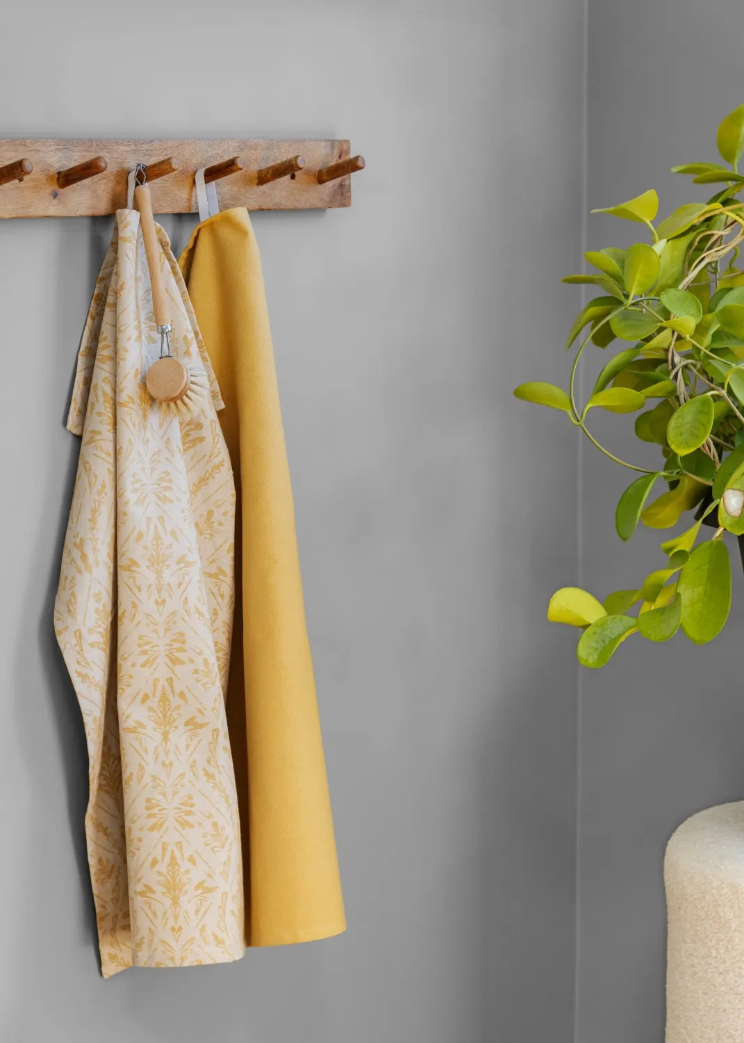 Kitchen towels 2-pack - Helmi (yellow)