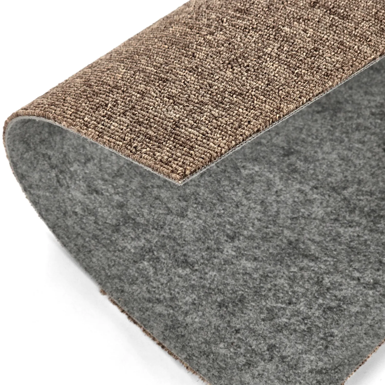 Wall-to-wall carpet - Almeria Carpet tiles 24 pcs (brown)