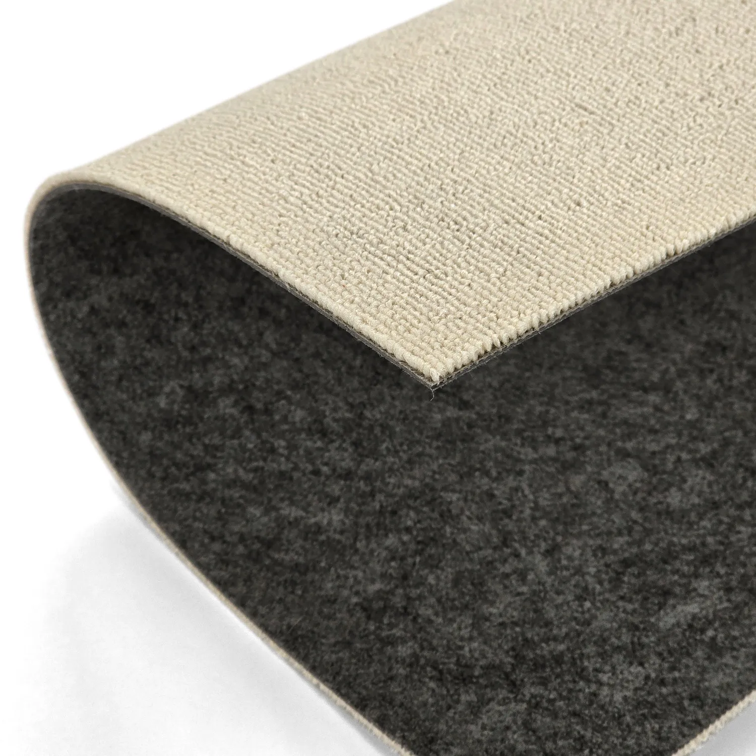 Wall-to-wall carpet - Almeria Carpet tiles 24 pcs (cream)