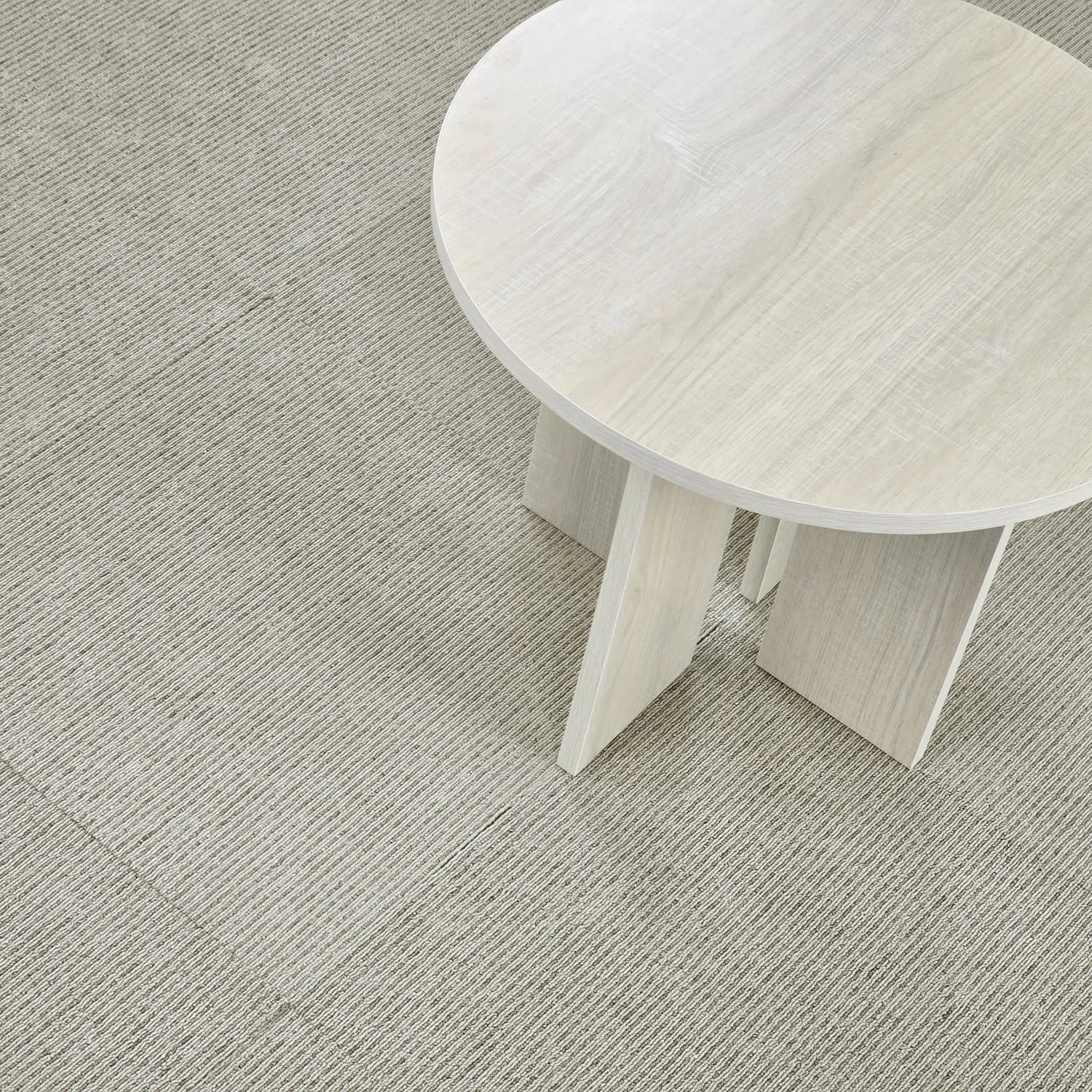 Wall-to-wall carpet - Almeria Carpet tiles 24 pcs (striped grey)