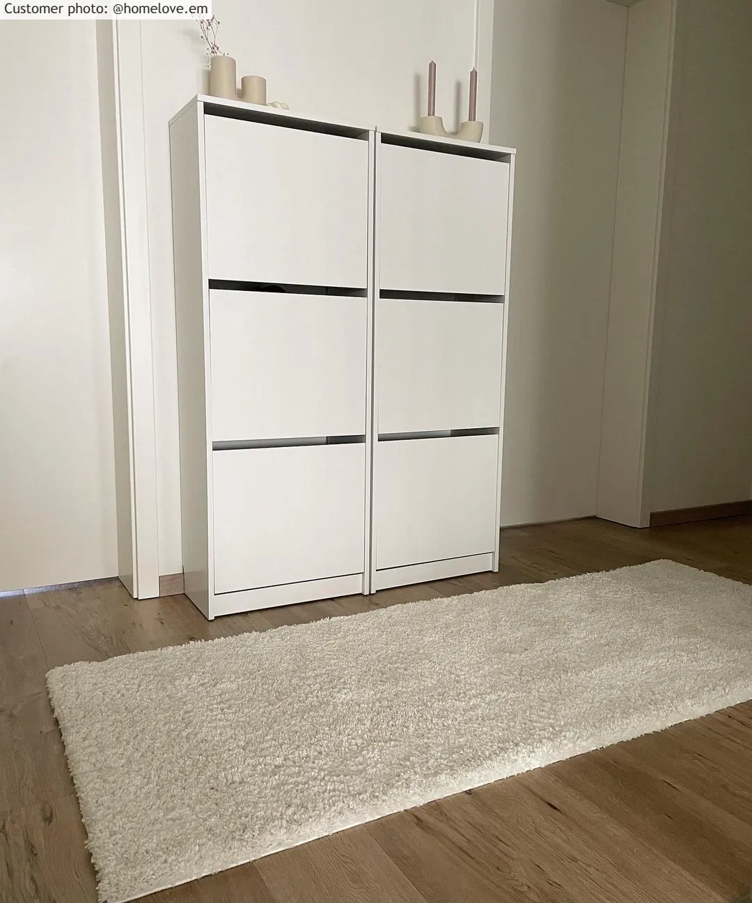 Shaggy rugs - Eve (white)