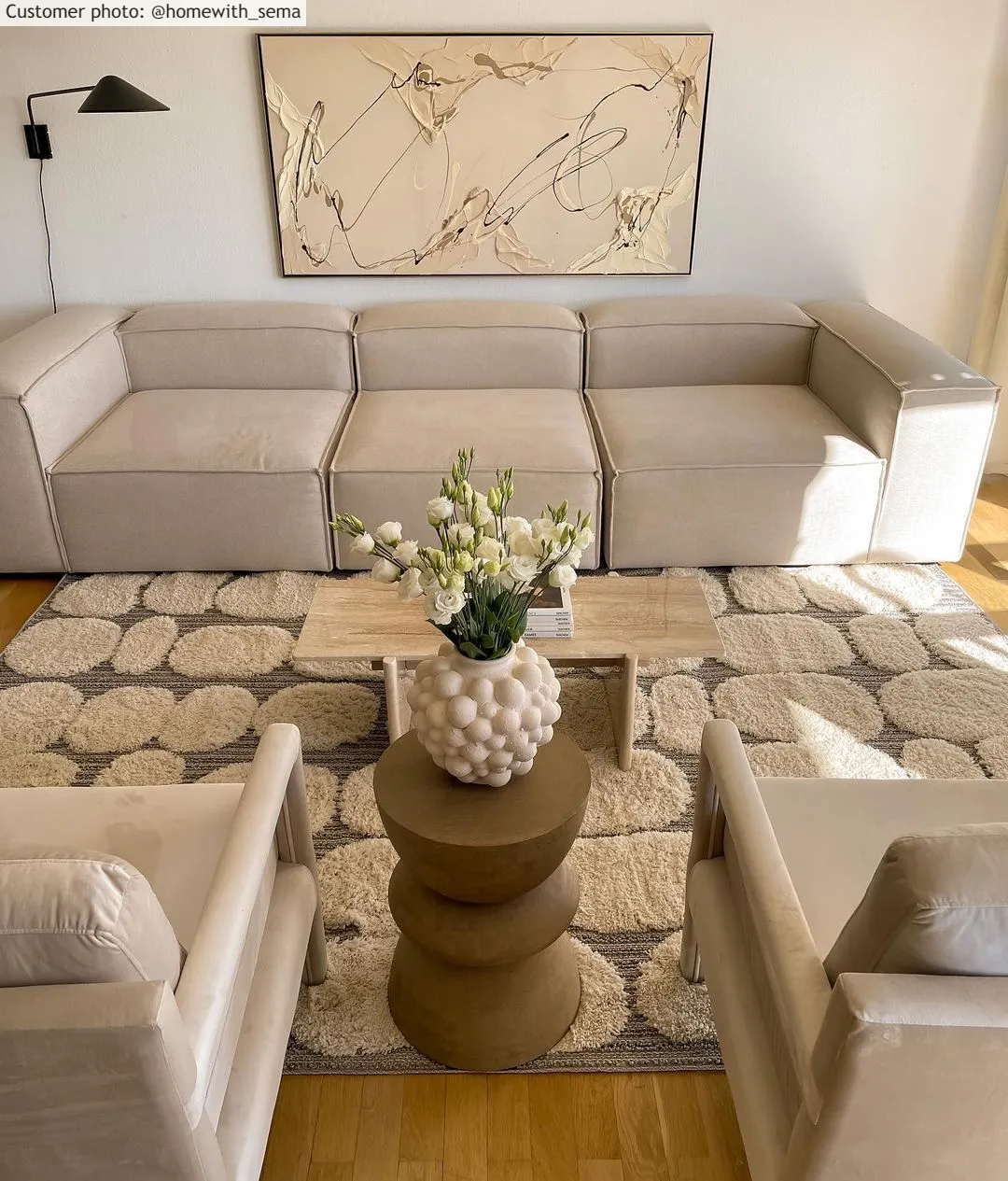 Shaggy rugs - Fondi (beige)