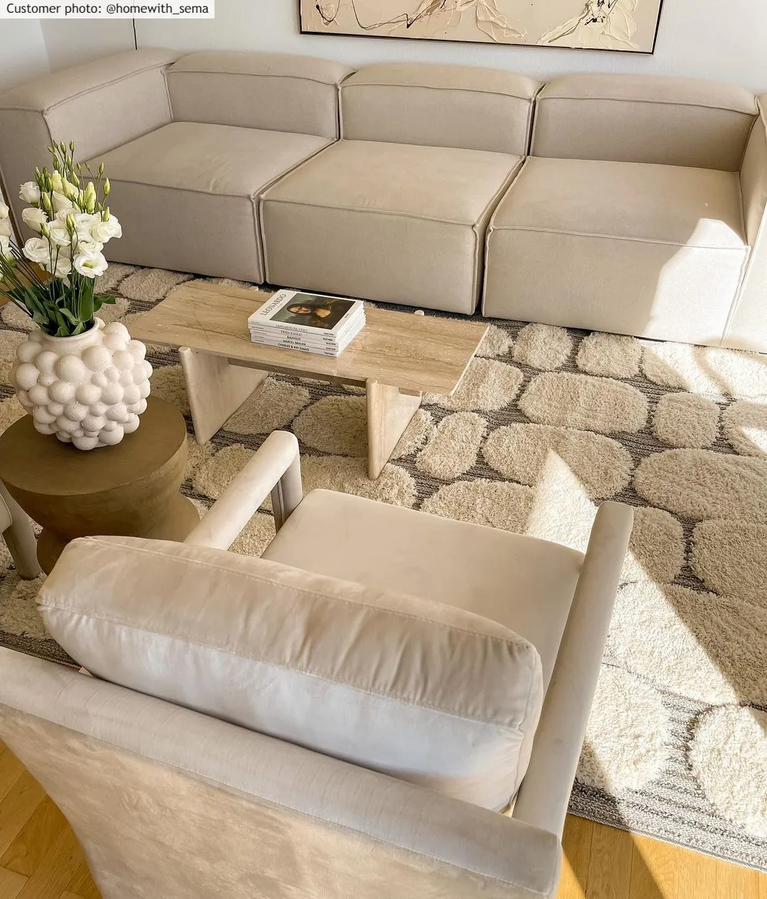 Shaggy rugs - Fondi (beige)
