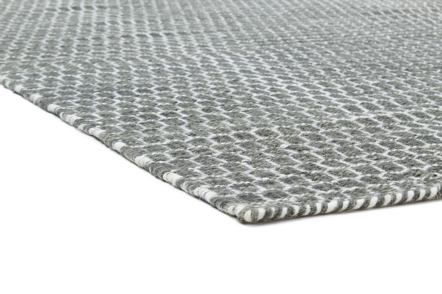 Wool rug - Honey (dark grey)