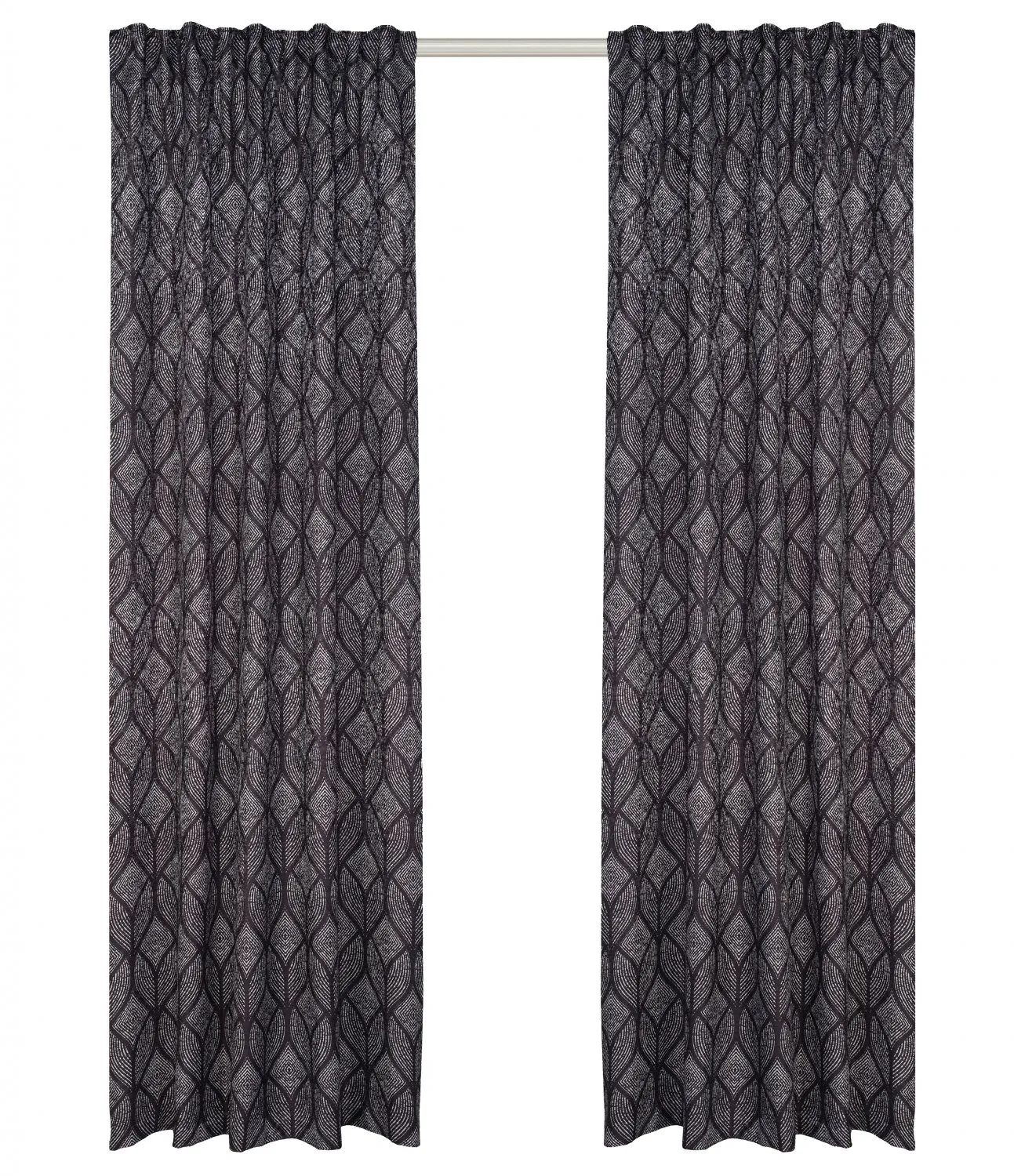 Curtain - Della (black)