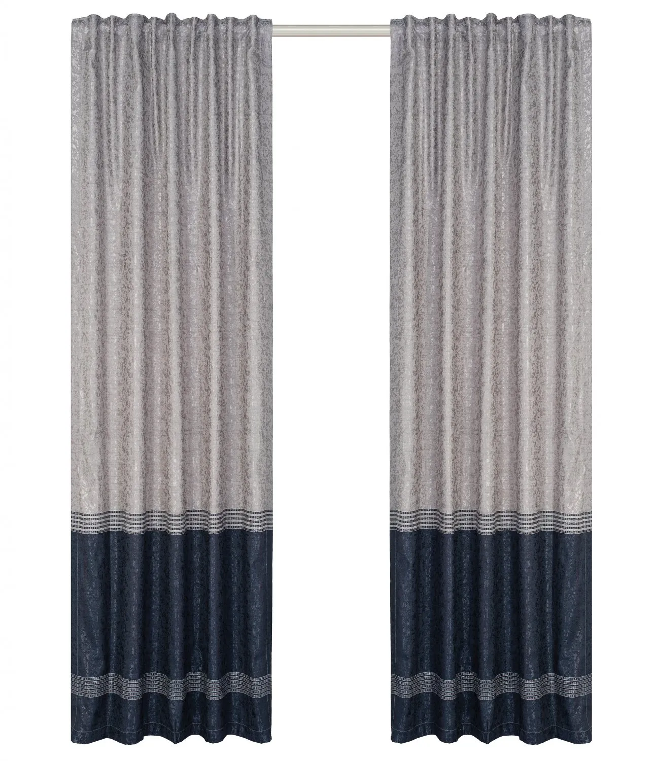 Curtain - Ayla (blue/black)