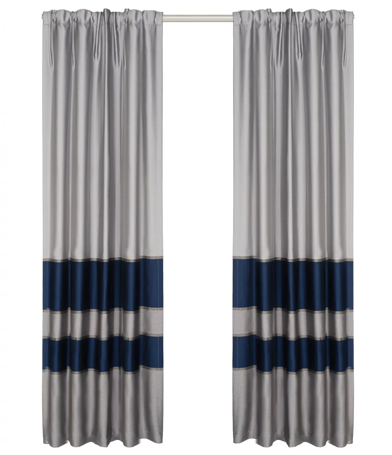 Curtain - Austin (grey/blue)