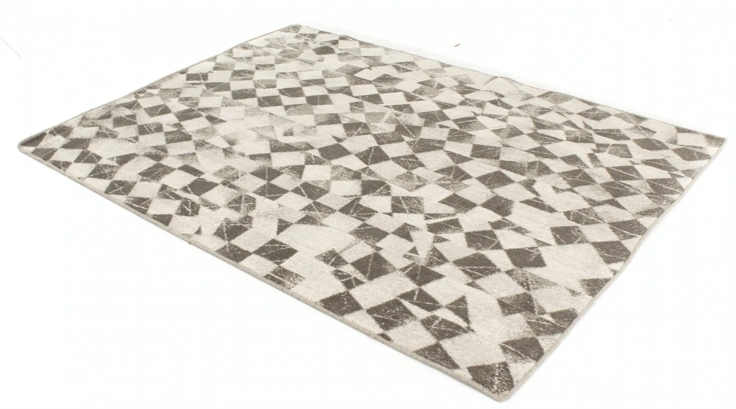Wool rug - Kallatis (black/white)
