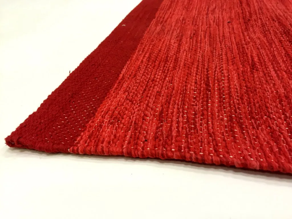 Rag rugs - Slite (red)