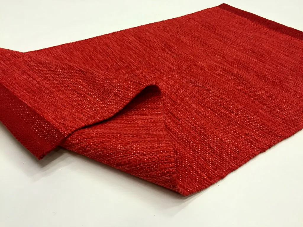 Rag rugs - Slite (red)