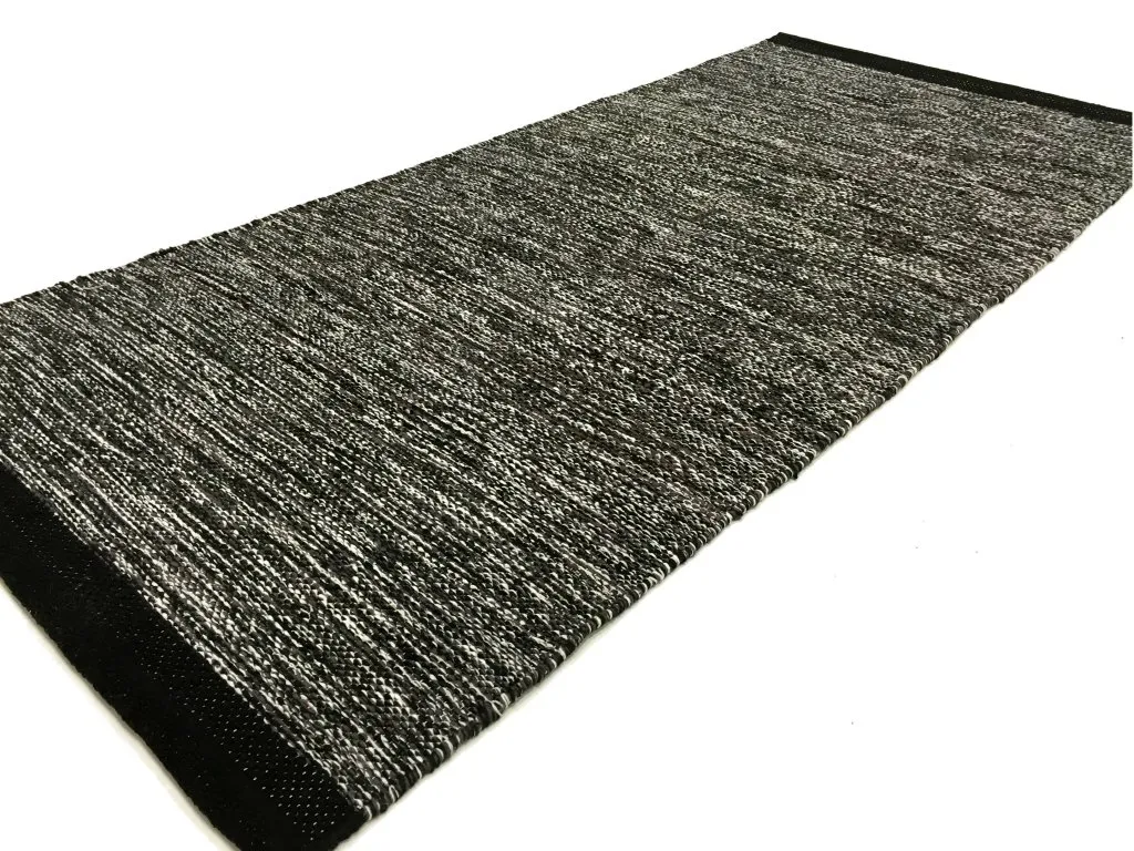 Rag rugs - Slite (black-white)