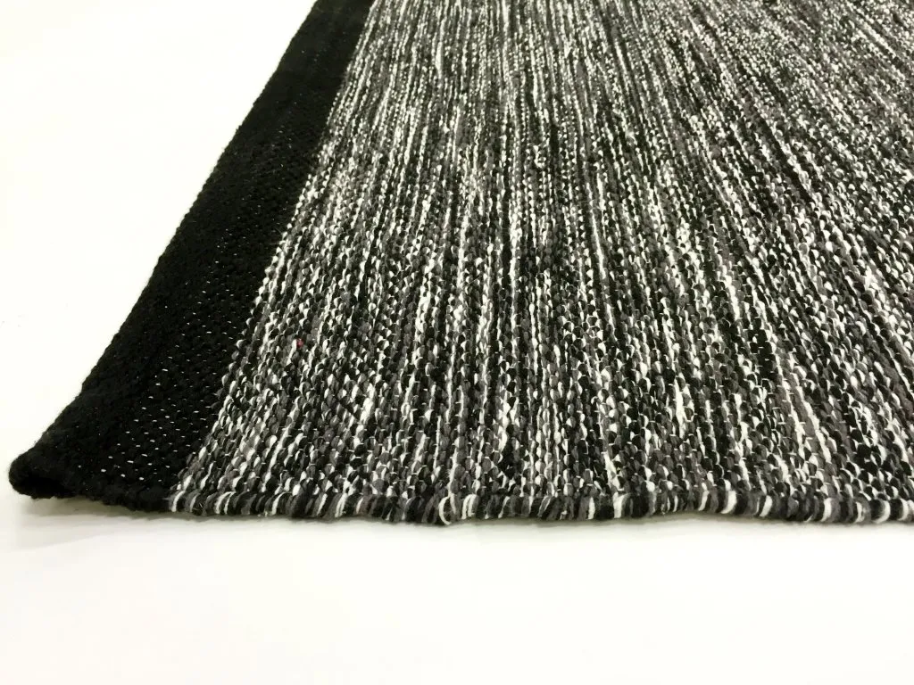 Rag rugs - Slite (black-white)