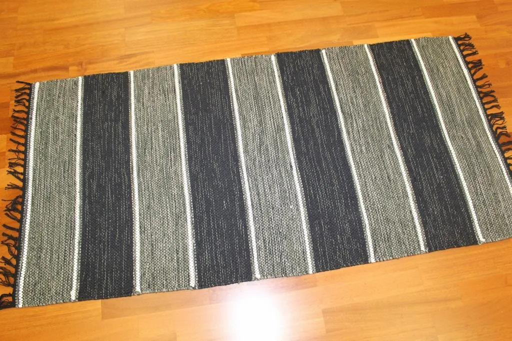 Rag rugs from Stjerna of Sweden - Julia (grey)