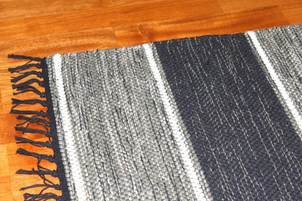 Rag rugs from Stjerna of Sweden - Julia (grey)