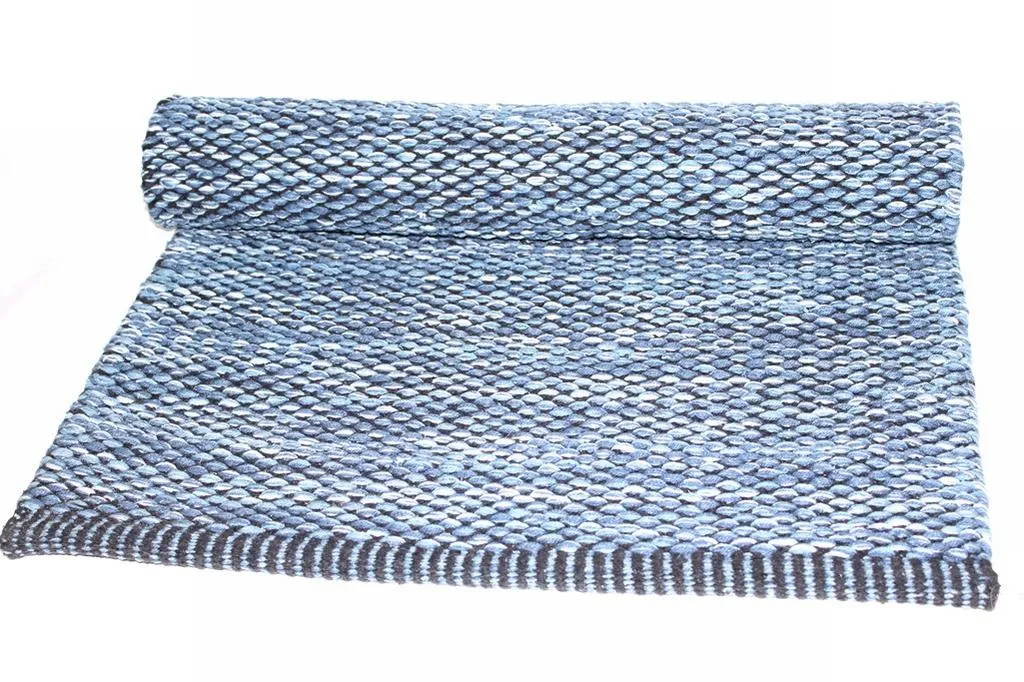 Rag rugs from Stjerna of Sweden - Tuva (blue)
