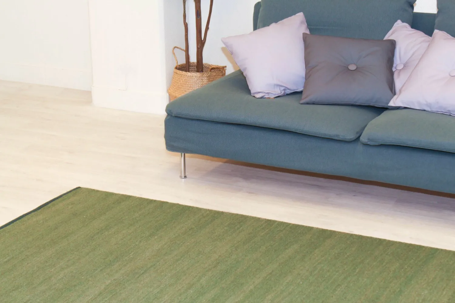Wool rug - Kandia (green)