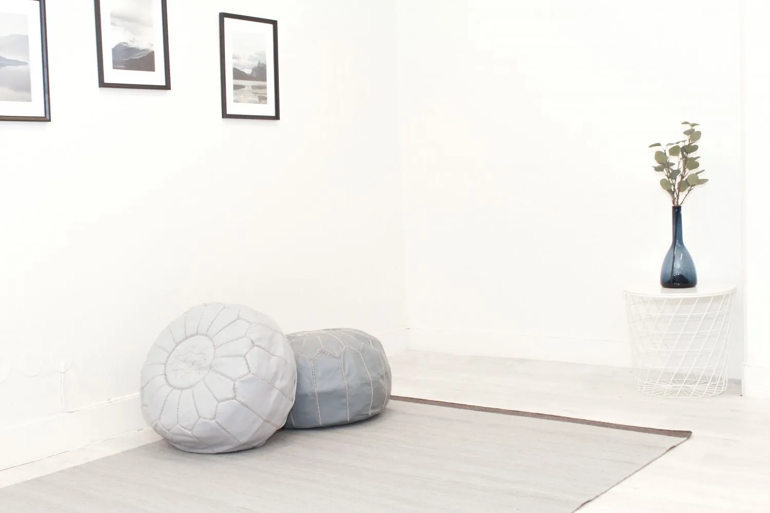 Wool rug - Kandia (light grey)