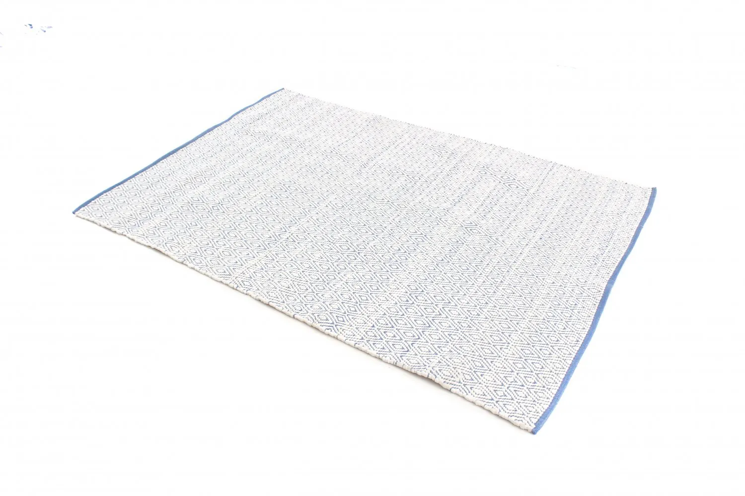 Rag rug - Falster (blue)
