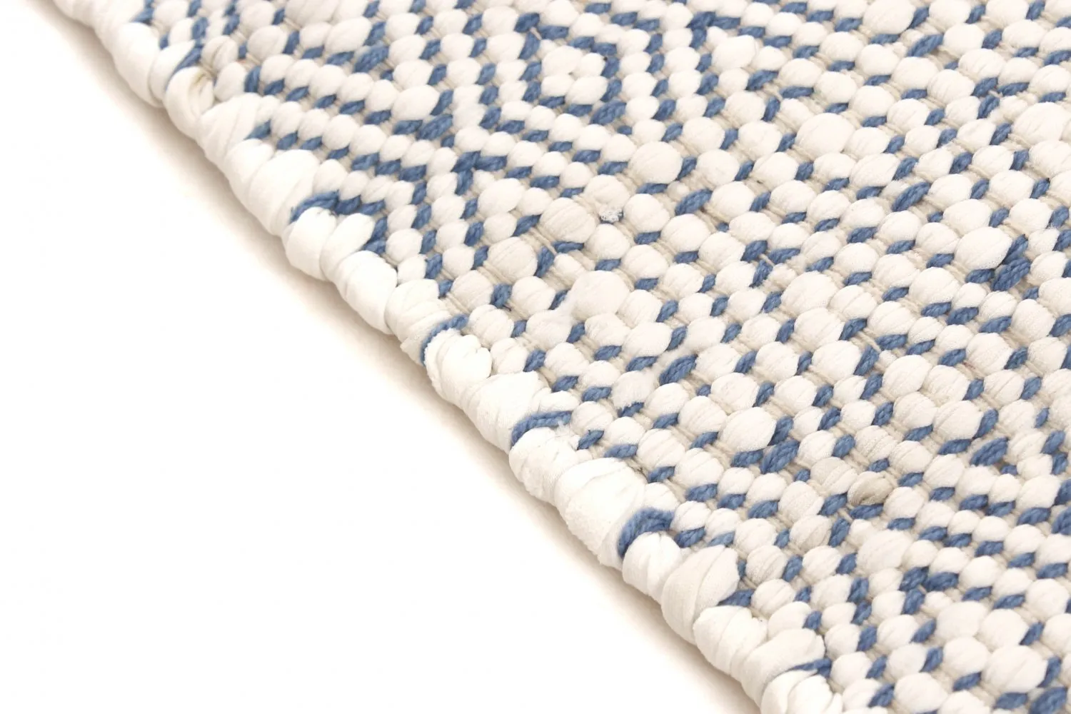 Rag rug - Falster (blue)