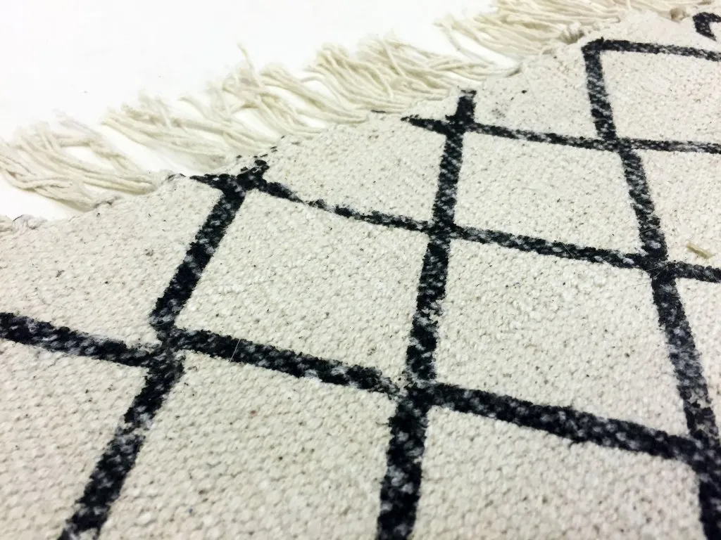 Rag rugs - Agadir (black/white)