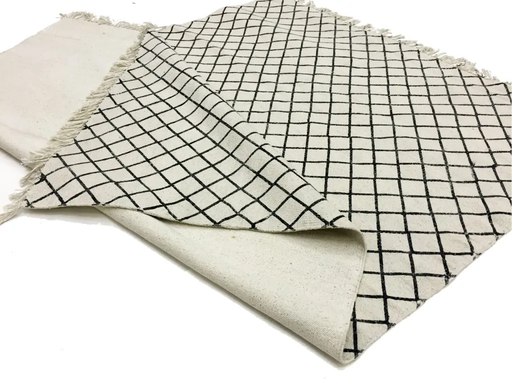 Rag rugs - Agadir (black/white)