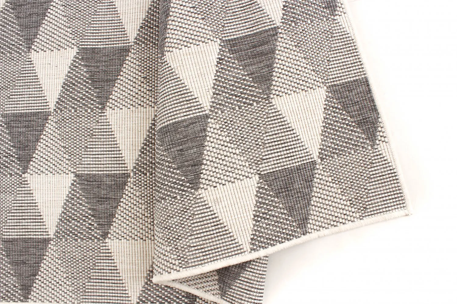 Indoor/Outdoor rug - Brussels Pattern (grey)