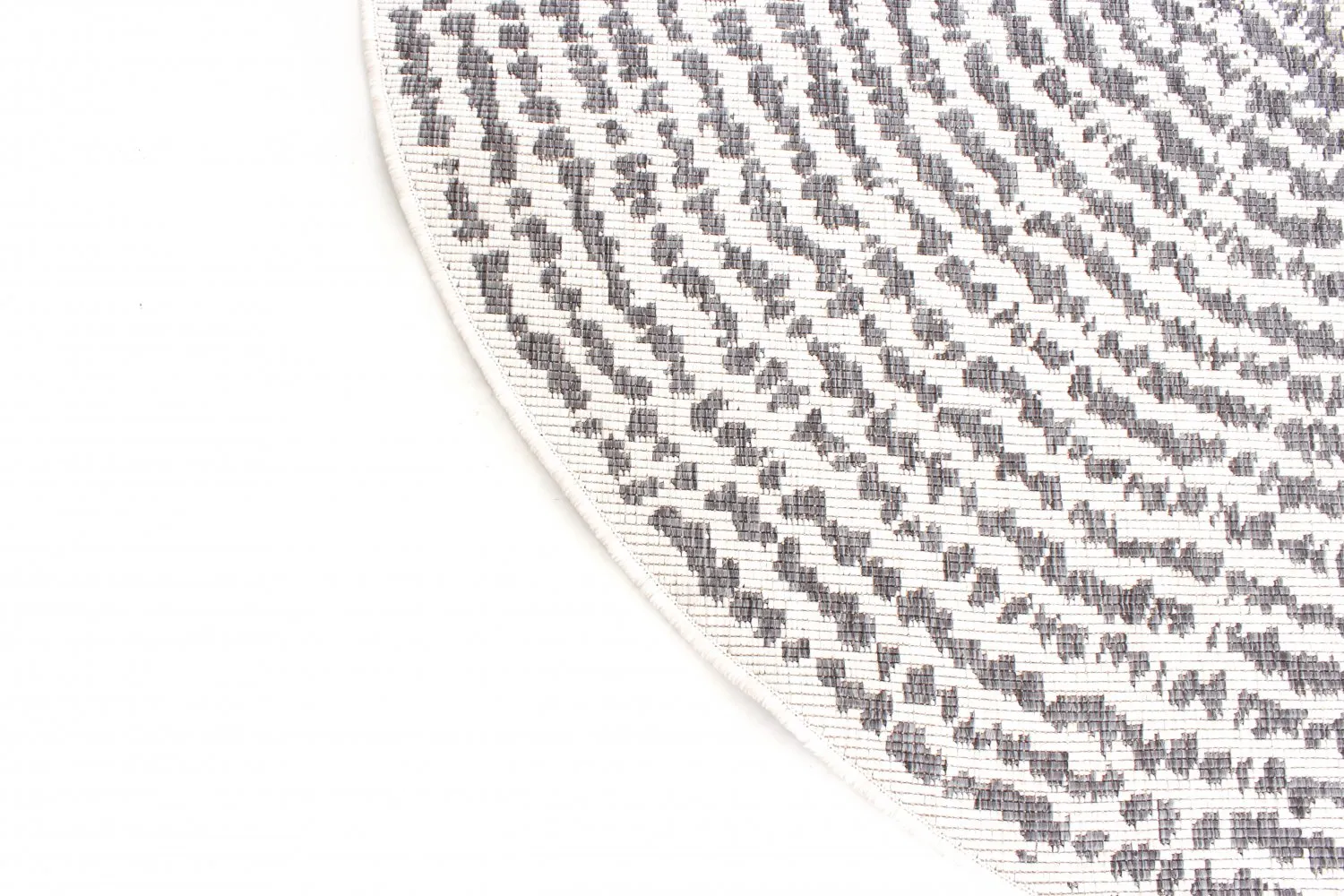 Round rug - Brussels Swirl (grey)