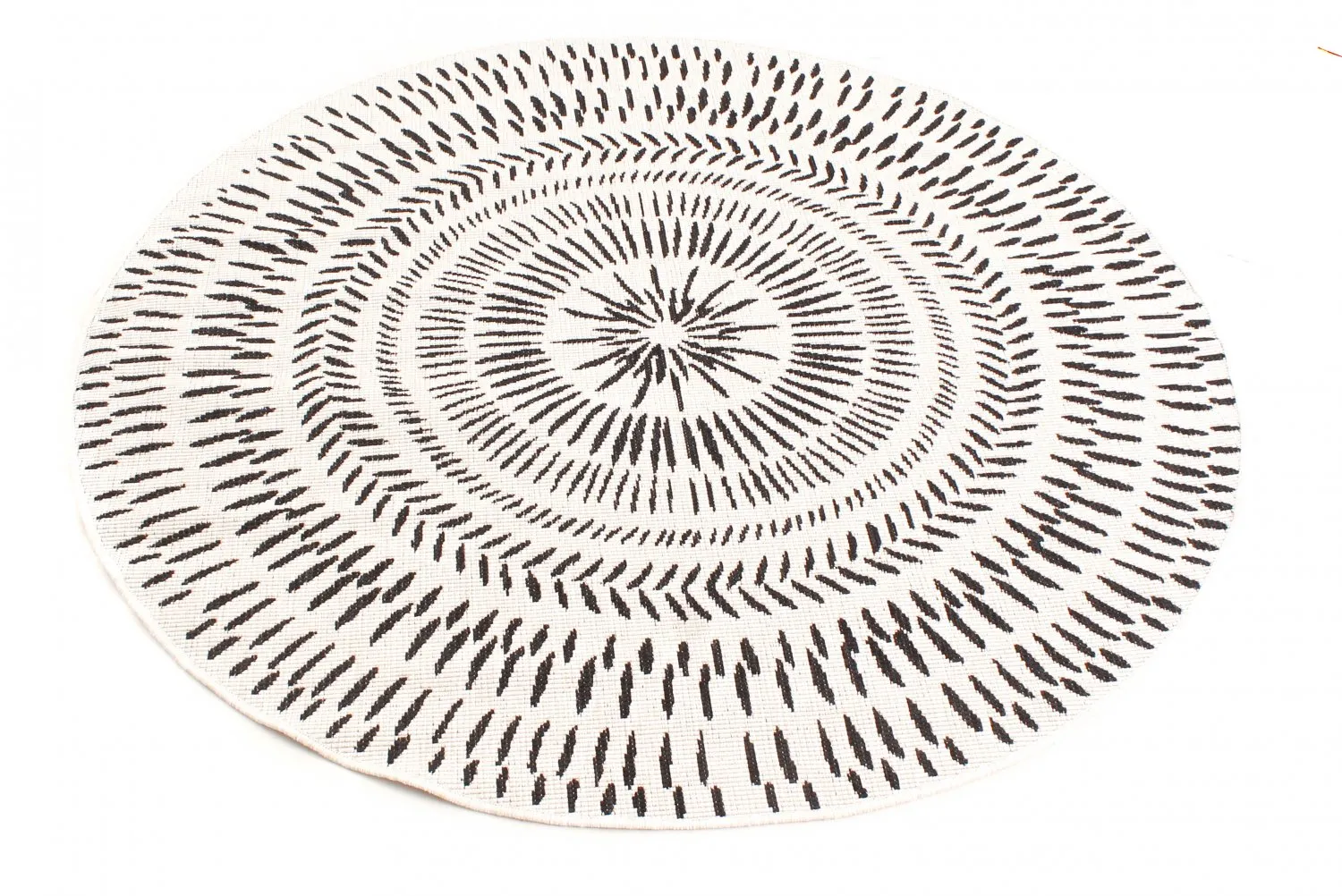 Round rug - Brussels Night (grey)