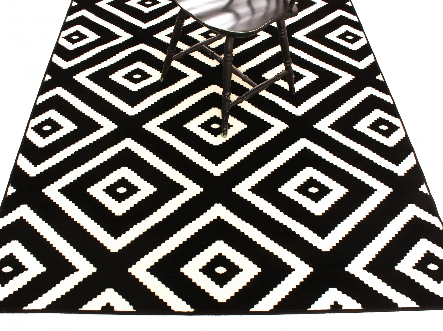 Wilton rug - Florence Preston (black)