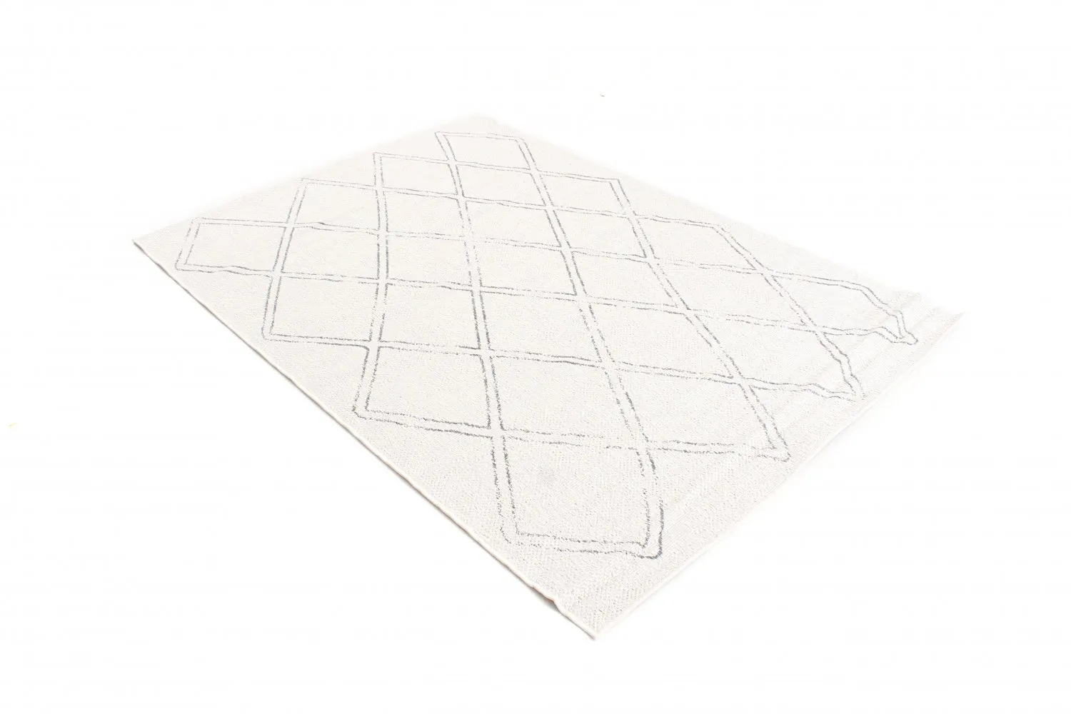 Indoor/Outdoor rug - Brussels Diamond (white)