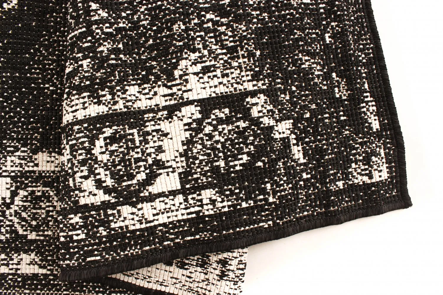 Indoor/Outdoor rug - Brussels Weave (black)