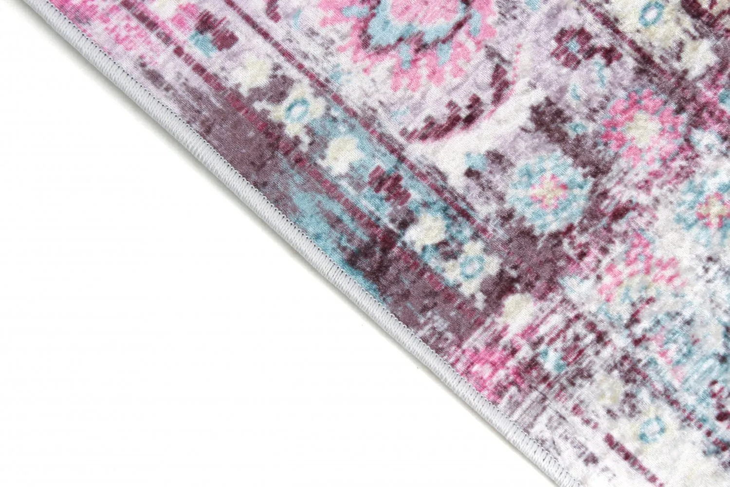 Round rug - Jedaida (pink/multi)