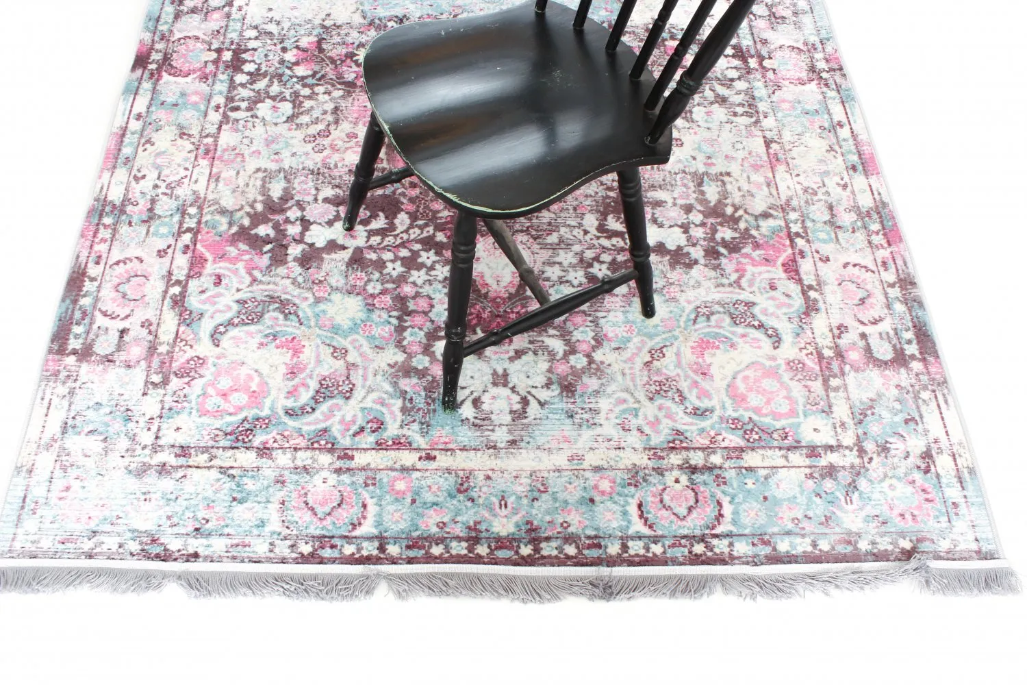Round rug - Jedaida (pink/multi)