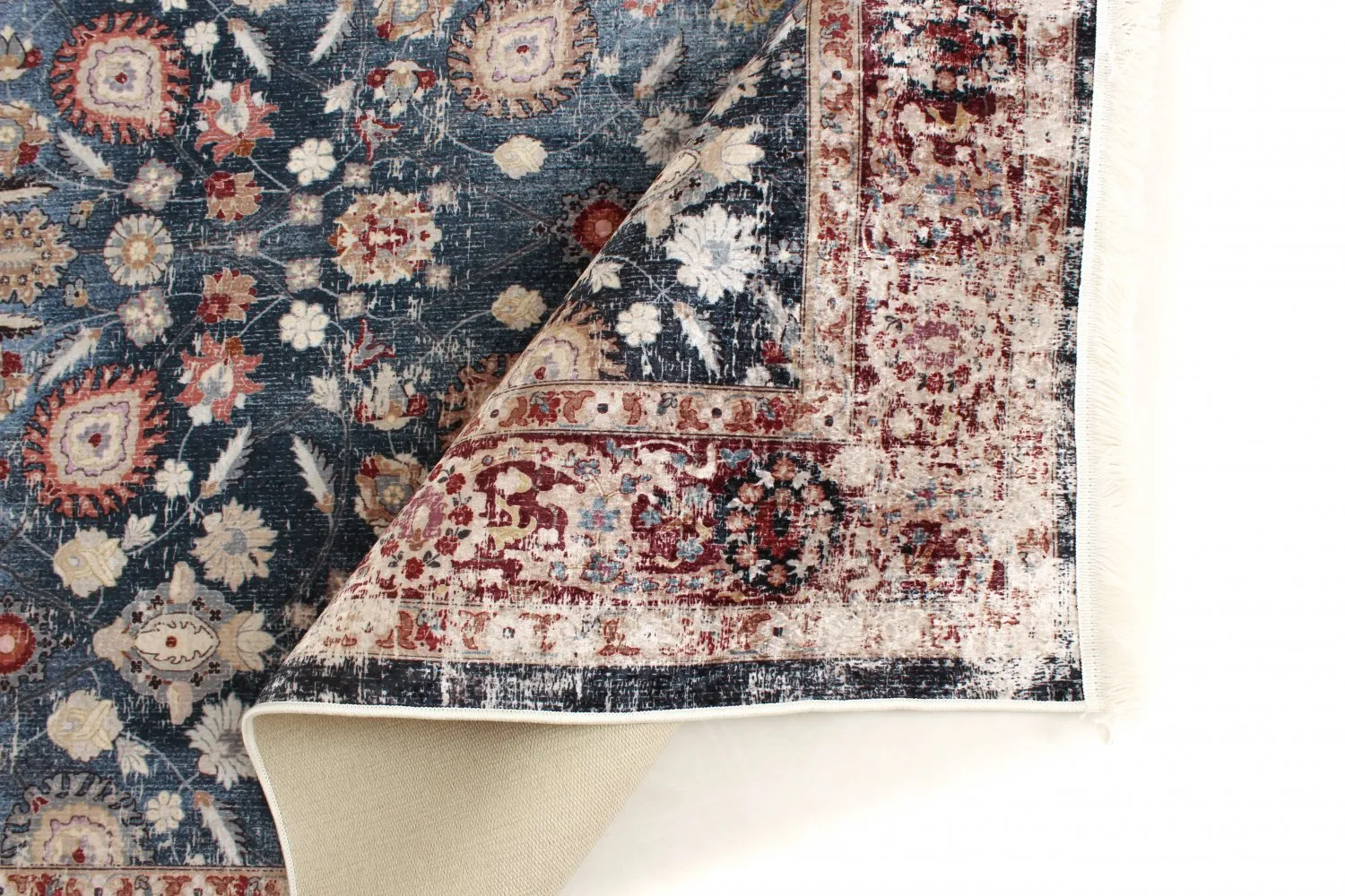Wilton rug - Bouhjar (dark blue/multi)