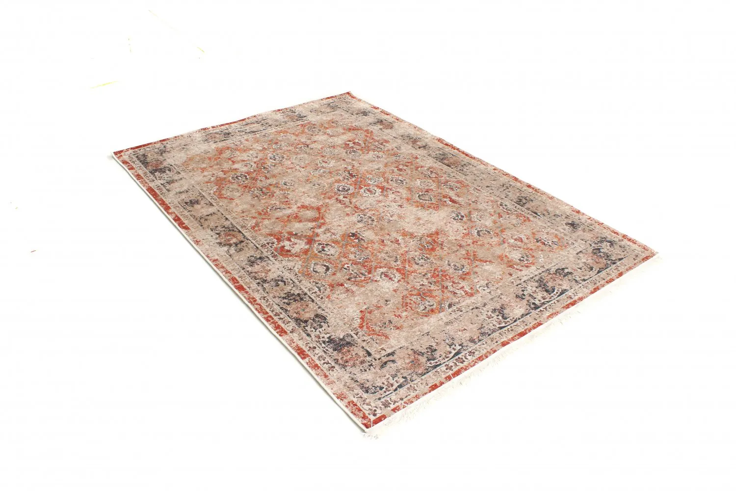 Round rug - Douz (red/multi)
