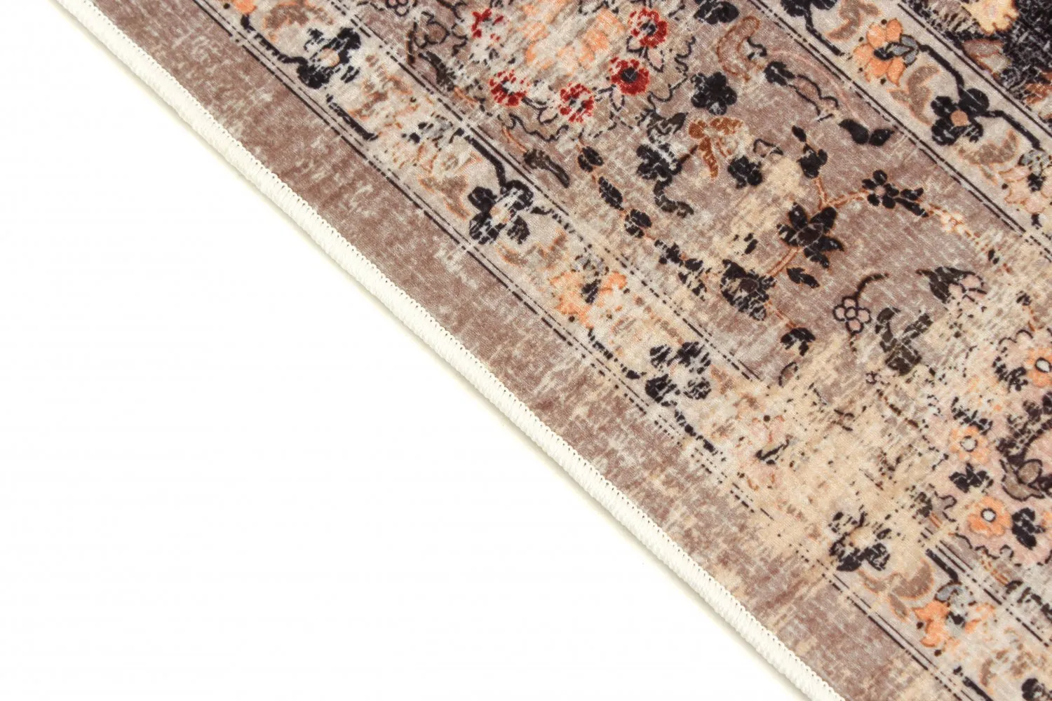 Round rug - Bouhjar (beige/multi)