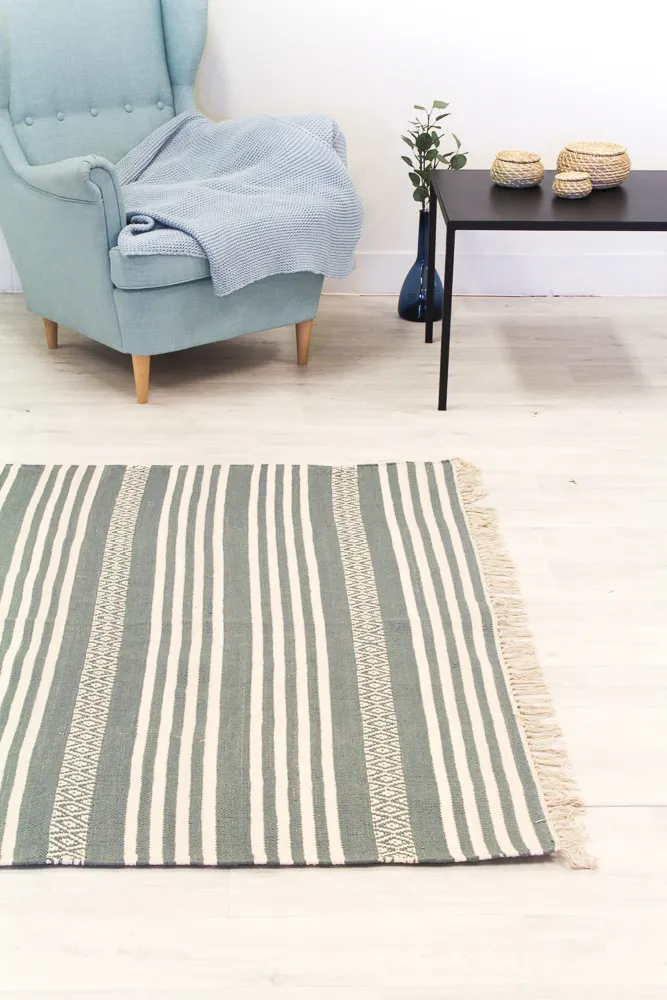 Rag rug - Ystad (grey)