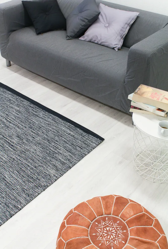 Rag rug - Slite (grey)